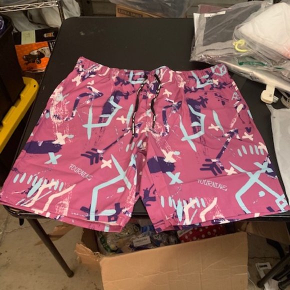 HodoSports Men's Multi-Colored Swim Trunks XXL NWT - Picture 1 of 7